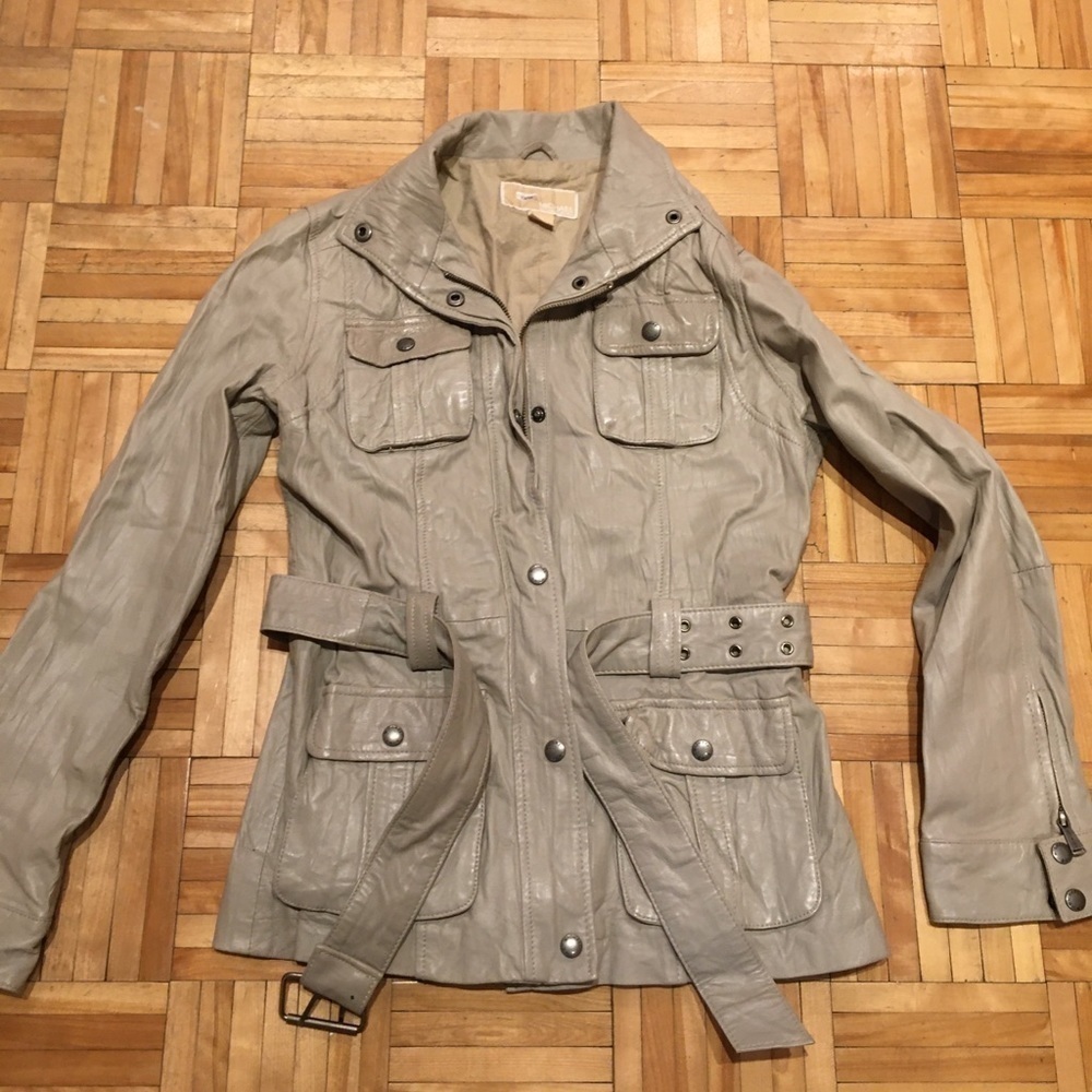 Michel kors leather jacket​​​​​​​​​​
